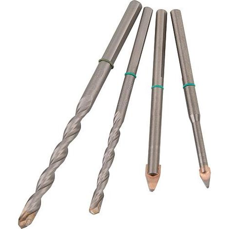Forets carrelage HELLER CERA EXPERT 4 pieces 2x diam. 6,0 + 2x diam. 8,0mm (1/2)