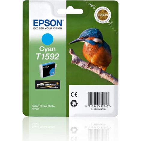 Tinta original epson t1592 cian c13t15924010 17ml