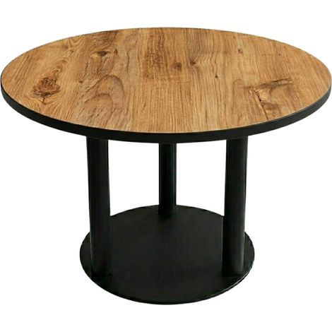 Table de restaurant intérieur PINE DIAMÈTRE 110 cm avec le pied JASON