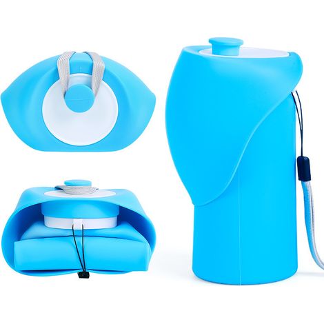 Tragbare Wasserflasche für Hunde – Hygienische Lösung für unterwegs (1/4)