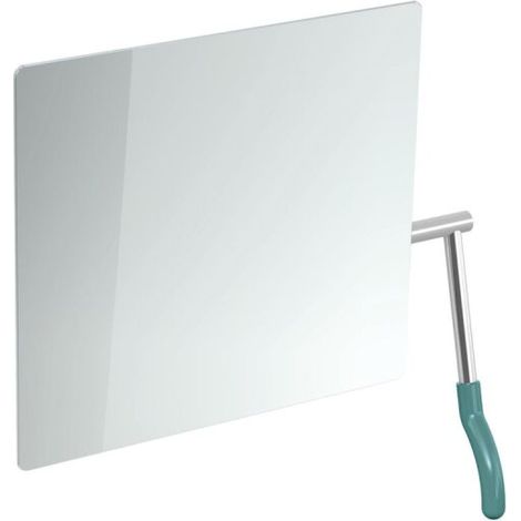 HEWI 802.01.100R 55 miroir basculant, levier à droite (1/2)