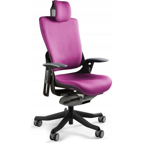 Wau 2 BL401 Bürostuhl, magenta/schwarzer Stoff (1/4)
