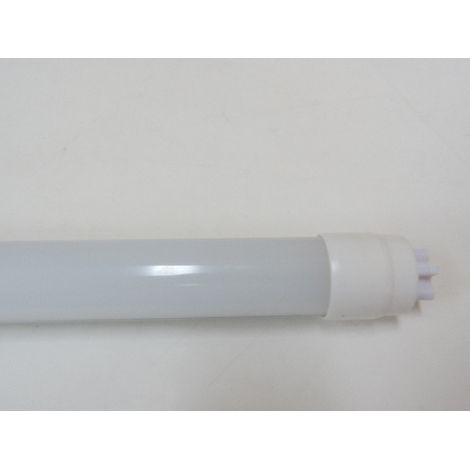 Tube LED T8 9W blanc froid 6000K 1037lm longueur 600mm diffuseur opaque IP20 230V (equivalent fluo 18W) (1/2)