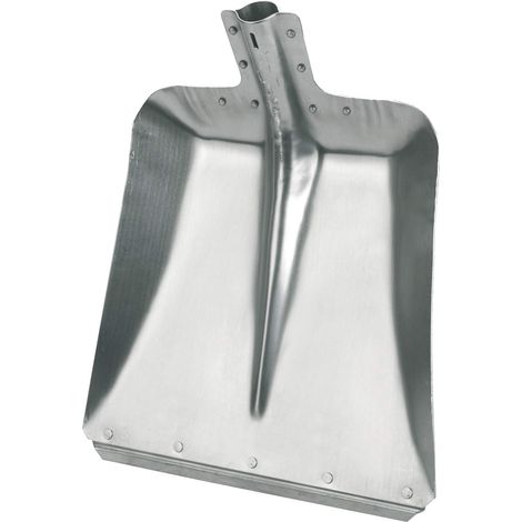 Pelle en aluminium taille 9 Largeur 36 cm, Pelle de jardin / Pelle de grange, en aluminium, avec bordure en acier galvanisé, pelle à neige, sans manche 2967 (1/2)