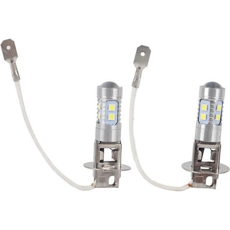 2x H3 LED-Nebelscheinwerfer 50W 12V-24V DC 6000K Weißlicht-Umrüstset (1/5)