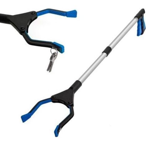 Pince De Ramassage - 81 Cm - Télescopique Pliable - Mâchoire Pivotante 360° - Extrémités Caoutchoutées - 1 Pièce (1/4)