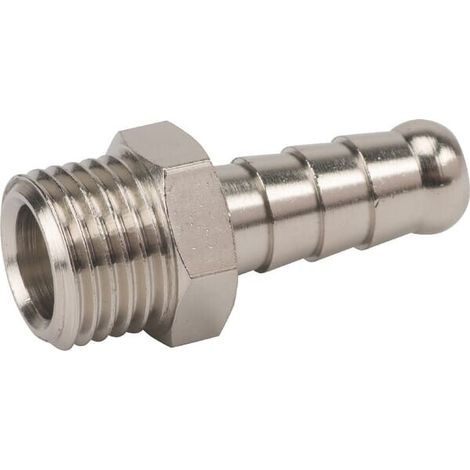 Racor empalme manguera rosca macho BSPP 8 mm x 1/4" UNIVERSAL HCMP814 (1/2)