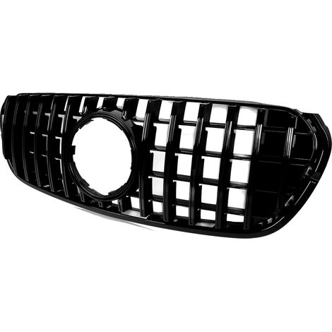 Frontstoßstangen-Grill, Hochwertiger ABS-Kunststoff, 112 cm Länge, Passend für Mercedes-Benz X-Class X470, Glänzende schwarze Farbe, Direkter (1/5)