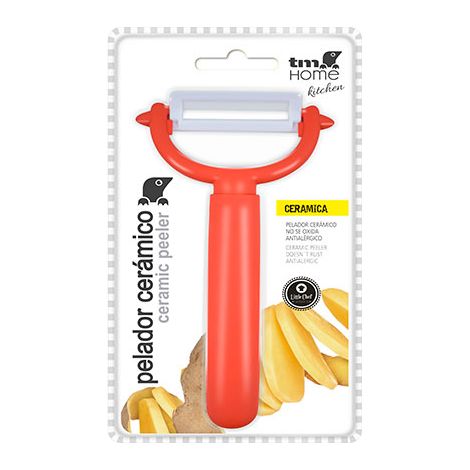 PELADOR CERÁMICO REDONDO ROJO TM HOME