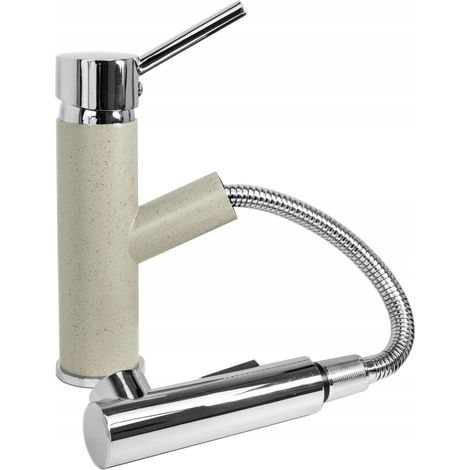 Mitigeur de cuisine Granitan Cado beige avec douchette extractible (1/5)