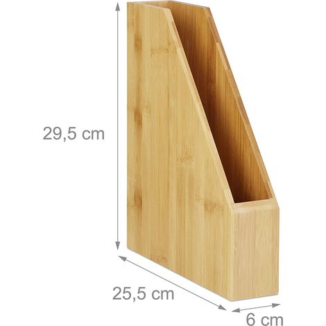 Revistero de bambú de veta natural 130002305