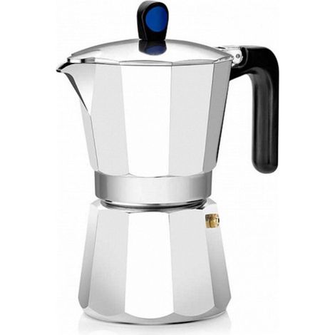 Caffettiera Italiana Monix M860009 Acciaio Alluminio 9 Tazze (1/4)
