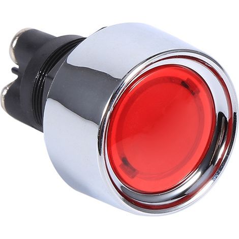 GARRYFIZH Bouton de démarrage multifonction pour moteur de voiture, interrupteur d'allumage, voyant rouge, 12 V CC, 50 A (1/5)