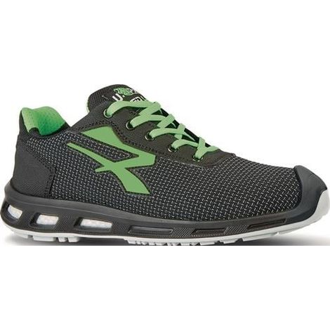 UPower Sicherheitsschuh RedLion STRONG Größe 42 schwarz / grün - RL2035642