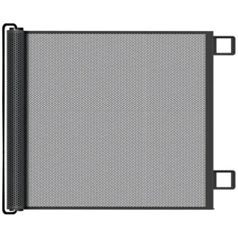 Barrière rétractable pour bébé ou barrière pour chat en maille, 31 pouces de hauteur, extensible jusqu'à 51 pouces de largeur, adaptée aux portes, escaliers, couloirs (31 pouces x 51 pouces)