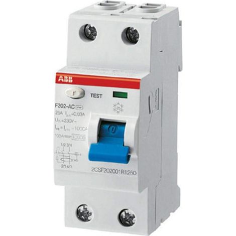 ABB F202 A 63A 30MA INTERR.DIFFERENZ. PURO 2P