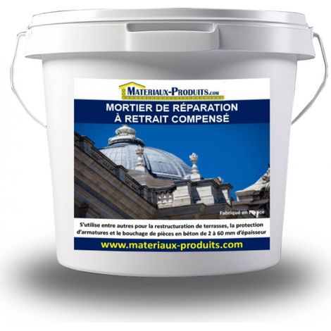 Mortier de réparation à retrait compensé - 6 Kg Gris - MATPRO (1/3)