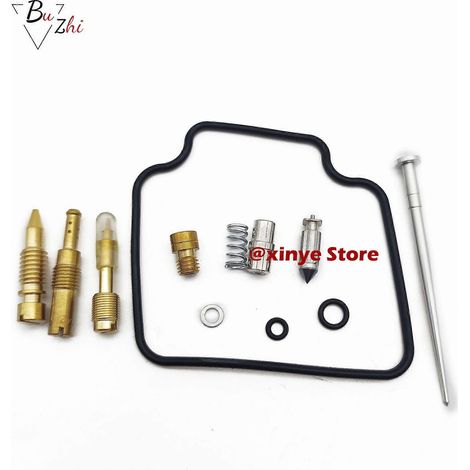 Kit de réparation de carburateur adapté pour Honda NX650 Dominator RD08 (1995-2000) : joint de pointeau, vis d'air et système d'alimentation. (1/2)