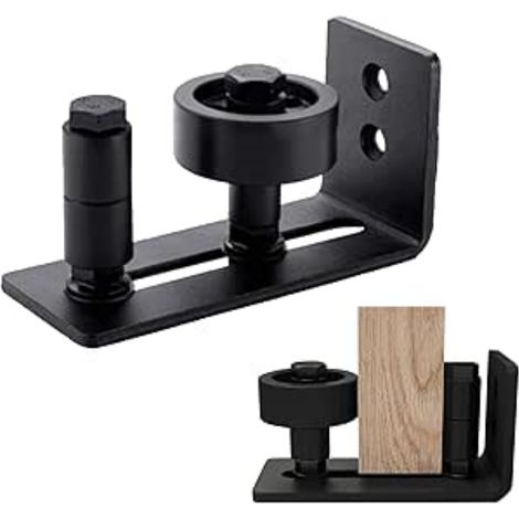 Guide de Plancher Guide-porte Coulissante Réglable Rail porte au Sol avec Options Configuration 1 Pièces 8 (1/5)