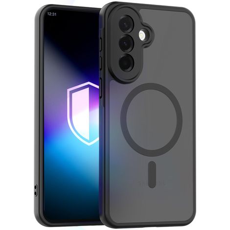 Custodia magnetica 3mk Misty per Samsung Galaxy A57, colore nero. (1/5)