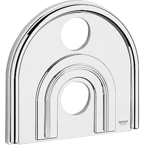 GROHE Roseta 47463 p. Chiara Termostato Juego de montaje final 235x218 cromo/cromo mate, 47463IP0