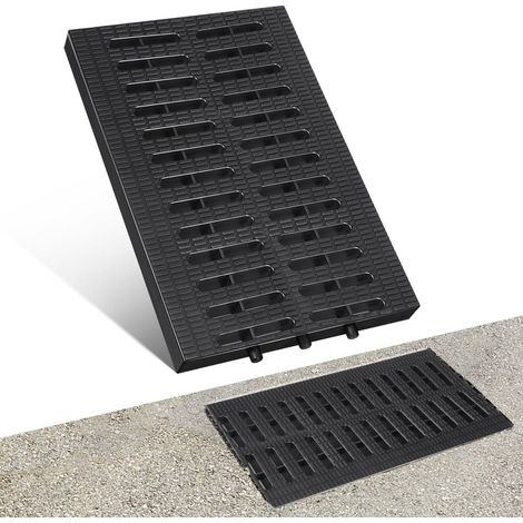 Grille de drainage en plastique pour cuisine et extérieur avec grande capacité de charge 5,2 x 5,2 pouces (1/5)