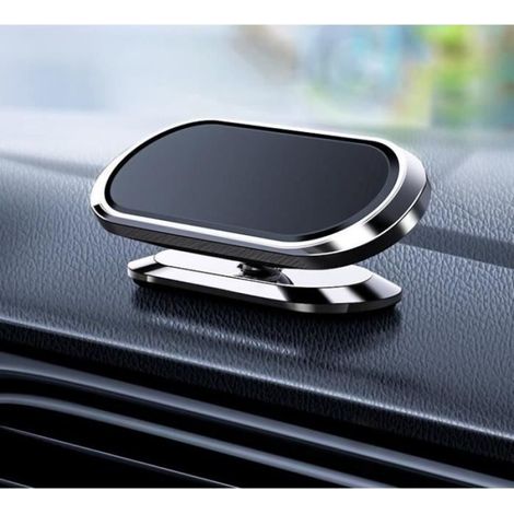 Support Voiture Aimant Design pour "SAMSUNG Galaxy A22" Smartphone Magnétique (ARGENT) (1/4)