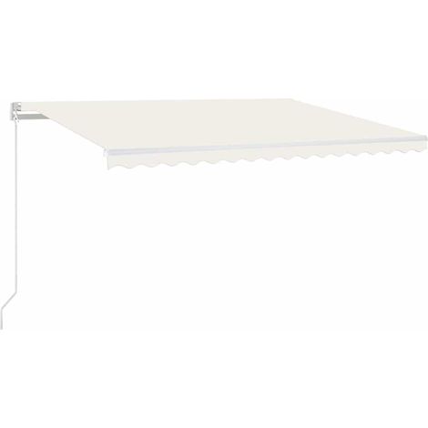 Maison Exclusive - Tenda da Sole Retrattile Automatica 450x300 cm Crema (1/5)