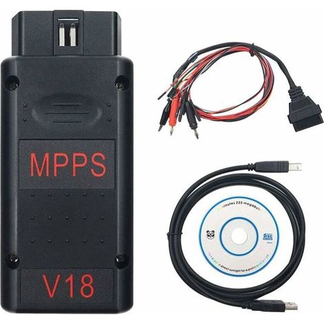 MPPS V21 ECU Chip Tuning Scanner Main + Tricore + Multiboot Tricore Cable for Vehicle Diagnostics (1/5)