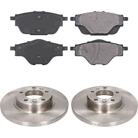 KIT FRENI POSTERIORI compatibile con CITROEN C4 PICASSO II , GRAND PICASSO II (DA,DE) - DISCHI + PASTIGLIE OEM: FDB4766 / 18444 , 18440 /SOSTITUZIONE DIRETTA/BASSA POLVERE/SILENZIOSO (1/5)