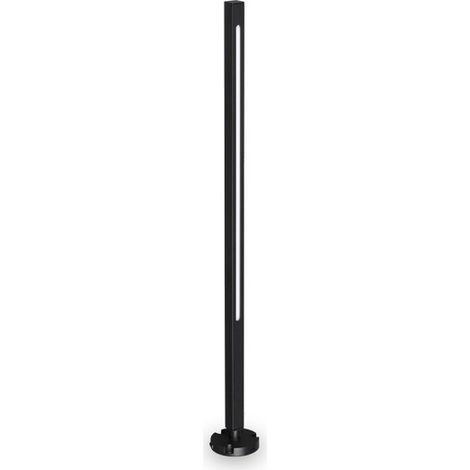 Ideal Lux JEDI Borne d'Extérieur LED 80cm Noir, 3000K, IP65, Non Dimmable (1/2)