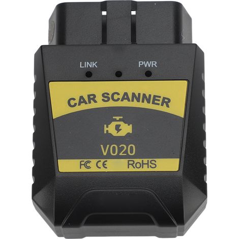 GARRYFIZH Outil de diagnostic OBD pour voiture, scanner Bluetooth, voyant de contrôle du moteur, lecteur de codes pour véhicules Android Auto EOBD (1/5)