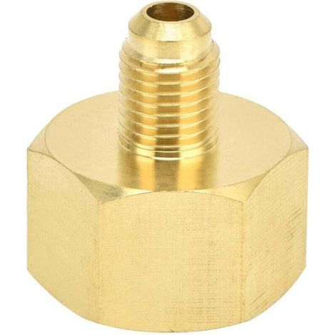 Kältemitteladapter, Klimaanlagenzubehör-Füllanschluss W21 auf 1/4SAE für R32, R134A, R407A, R404A, R422A, R422D-Crezuo (1/5)