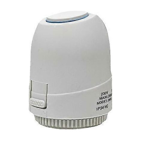 2-W-Elektro-Thermostatverteiler, geschlossen, IP54 wasserdicht, für Fußbodenheizung, kompatibel mit 24-V-Heizsystemen, normalerweise geschlossen, M30x1,5 (1/5)