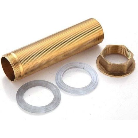Kit de réparation de robinet, hauteur de robinet allongée 1 mitigeur, kit de raccords de fixation filetés en laiton pour réparation de robinet (M30-100 mm) (1/4)