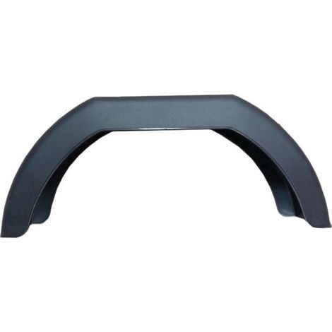 Garde boue noir plastique DOMAR 10"