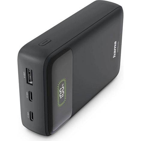 Hama PD20-W20 Powerbank 20000mAh PD & QC3.0, 2x USB-C+USB-A (1/4)