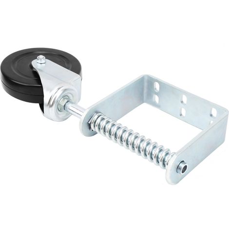 Roulette à ressort universelle lestée et amortissante pour portes et portails, 12,7 cm (5 po) (1/5)