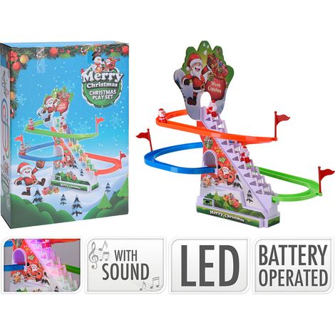 Kinderweihnachtsszene mit Bewegung