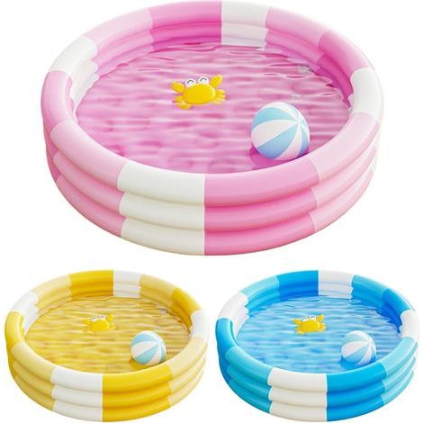 Kinderpool Aufblasbares Aufpumpbares Rundes Niedliches Boot