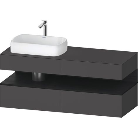 Duravit Collection One Meuble sous-vasque sur console, 2 tiroirs, (1/2)
