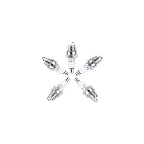 Lot de 3 Bougie d'allumage L7T pour NGK BPMR7A et Bo-sch WSR6F WSR5F et Plus de Bougies Allumag, Tronçonneuse Tondeuse à gazon Petit Moteur Accessoire Pièces (1/5)