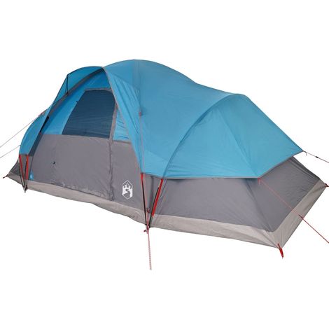 vidaXL Family Tent Dome 9-Person Blue Waterproof