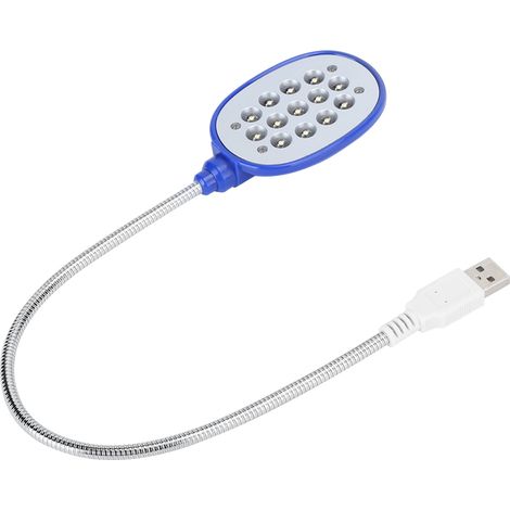 Lampe LED pour ordinateur portable, veilleuse de bureau flexible, lampe de lecture USB pour ordinateur portable avec protection des yeux (1/5)
