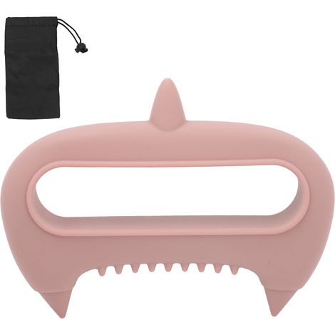 Bâton de massage des points d'acupression en silicone rose, outil manuel multifonction pour la circulation sanguine, stimulateur des méridiens, appareil de relaxation corporelle portable. (1/5)