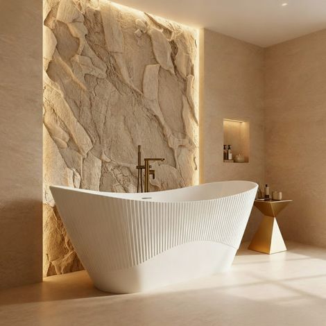 BAÑERA EXENTA REA ATENA WHITE 170 (1/5)