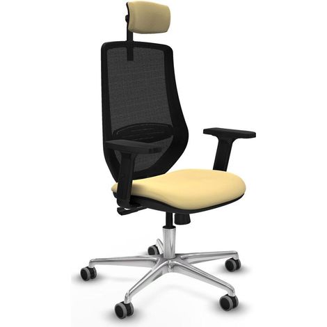 Piqueras-y-crespo Mardos Ergonomischer Bürostuhl creme