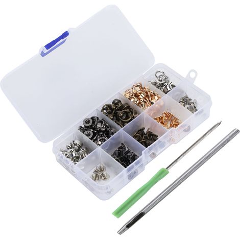 Packung mit O-Ring-Kugelnieten zur DIY-Dekoration von Lollis, Handyhüllen, Kleidung und Accessoires (1/5)
