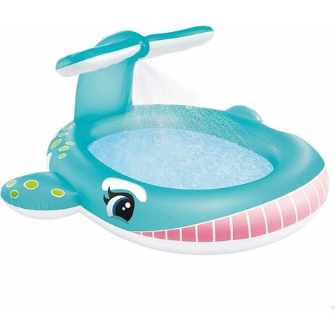 Piscina per Bambini Balena con Spruzzo 201x196x91 cm INTEX
