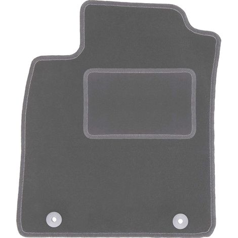 Alfombrilla de terciopelo para el conductor para: Opel Vectra C liftback, hatchback, sedán (2002-2008) grafito